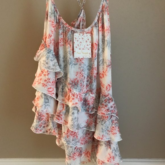 Free People Tops - Free People Ruffled blouse Size S